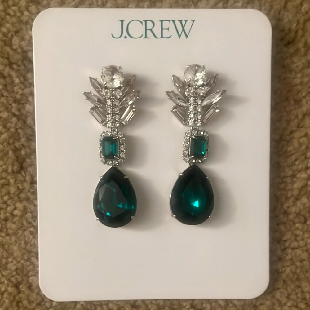 Elegant Emerald Earrings
